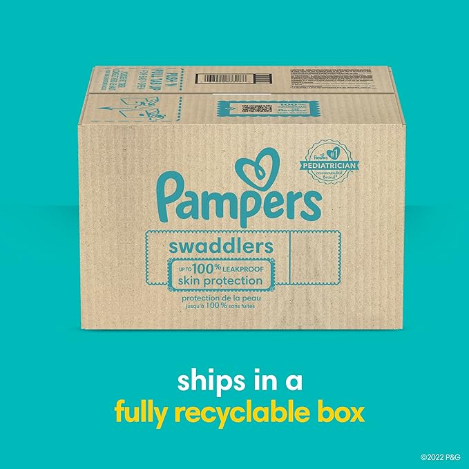 Pampers Swaddlers Diapers - Size 4, One Month Supply (150 Count)